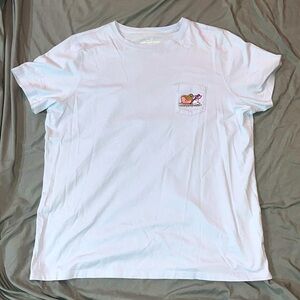 Vineyard Vines T-Shirt - Women’s Womens Size XL L Softball Light Blue 🥎 Tee NWOT